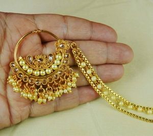 Copper Naath Pearl Nose ring